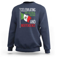 Mexican Flag for Independence Day Sweatshirt Proudly Display Your Mexican Pride - Wonder Print Shop