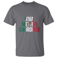 Mexican Independence Day Tee T Shirt Viva Mexico Cabrones Design with Heart - Wonder Print Shop
