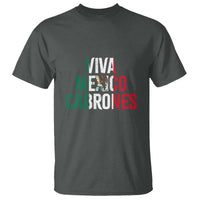 Mexican Independence Day Tee T Shirt Viva Mexico Cabrones Design with Heart - Wonder Print Shop