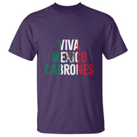 Mexican Independence Day Tee T Shirt Viva Mexico Cabrones Design with Heart - Wonder Print Shop