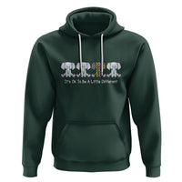 Autism Acceptance Hoodie It's Ok To Be A Little Different Jigsaw Puzzle Elephant - Wonder Print Shop