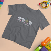 Autism Acceptance T Shirt For Kid It's Ok To Be A Little Different Jigsaw Puzzle Elephant - Wonder Print Shop