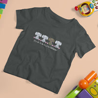 Autism Acceptance T Shirt For Kid It's Ok To Be A Little Different Jigsaw Puzzle Elephant - Wonder Print Shop