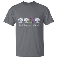 Autism Acceptance T Shirt It's Ok To Be A Little Different Jigsaw Puzzle Elephant - Wonder Print Shop