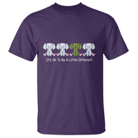Autism Acceptance T Shirt It's Ok To Be A Little Different Jigsaw Puzzle Elephant - Wonder Print Shop
