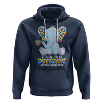 Autism Awareness Elephant Hoodie Its Ok To Be Different - Wonder Print Shop