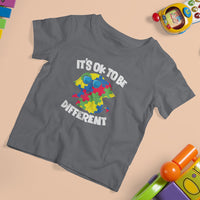 Autism Awareness Day T Shirt For Kid It's Okay To Be Different Elephant - Wonder Print Shop