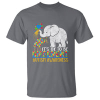 It Is Ok To Be Elephant Different Autism Awareness T Shirt - Wonder Print Shop