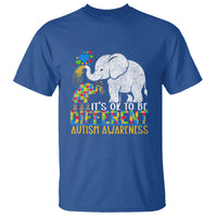 It Is Ok To Be Elephant Different Autism Awareness T Shirt - Wonder Print Shop