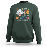 World Autism Day Sweatshirt It's Okay To Be Different Elephant - Wonder Print Shop