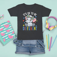 Autism Month T Shirt For Kid It's Okay To Be Different Elephant - Wonder Print Shop