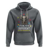 Autism Awareness Elephant Hoodie It's Okay To Be Different - Wonder Print Shop