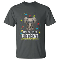 Autism Awareness Elephant T Shirt It's Okay To Be Different - Wonder Print Shop