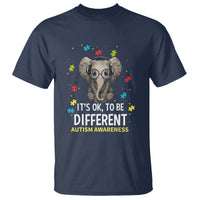 Autism Awareness Elephant T Shirt It's Okay To Be Different - Wonder Print Shop