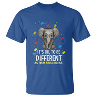 Autism Awareness Elephant T Shirt It's Okay To Be Different - Wonder Print Shop
