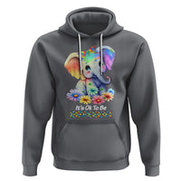 It's Ok To Be Elephant Different Autism Awareness Hoodie - Wonder Print Shop