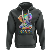 It's Ok To Be Elephant Different Autism Awareness Hoodie - Wonder Print Shop