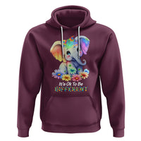 It's Ok To Be Elephant Different Autism Awareness Hoodie - Wonder Print Shop