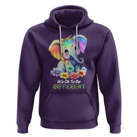 It's Ok To Be Elephant Different Autism Awareness Hoodie - Wonder Print Shop