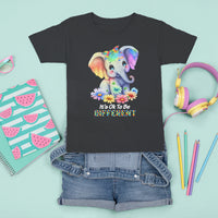 It's Ok To Be Elephant Different Autism Awareness T Shirt For Kid - Wonder Print Shop