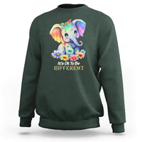 It's Ok To Be Elephant Different Autism Awareness Sweatshirt - Wonder Print Shop