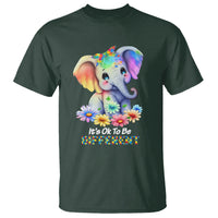 It's Ok To Be Elephant Different Autism Awareness T Shirt - Wonder Print Shop