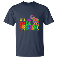 Autism Speaks T Shirt It's Okay To Be Different Elephant - Wonder Print Shop
