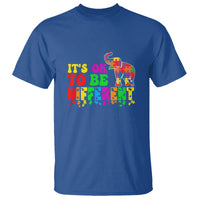 Autism Speaks T Shirt It's Okay To Be Different Elephant - Wonder Print Shop