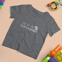 Autism It's Ok To Be Different Elephant Shirt Funny Elephant T Shirt For Kid - Wonder Print Shop