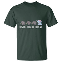 Autism It's Ok To Be Different Elephant Shirt Funny Elephant T Shirt - Wonder Print Shop