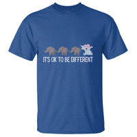 Autism It's Ok To Be Different Elephant Shirt Funny Elephant T Shirt - Wonder Print Shop
