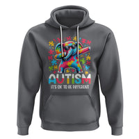 Autism Awareness Dabbing Elephant Hoodie Its Ok To Be Different - Wonder Print Shop