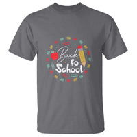 Teacher & Kids Back to School Tee T Shirt First Day of School Pencil Theme - Wonder Print Shop