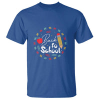 Teacher & Kids Back to School Tee T Shirt First Day of School Pencil Theme - Wonder Print Shop