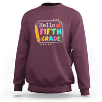 Hello Fifth Grade Sweatshirt Back to School Outfit for 5th Graders - Wonder Print Shop