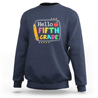 Hello Fifth Grade Sweatshirt Back to School Outfit for 5th Graders - Wonder Print Shop