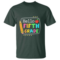 Hello Fifth Grade T Shirt Back to School Outfit for 5th Graders - Wonder Print Shop