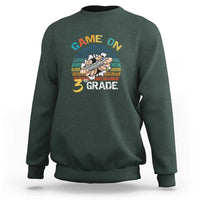 Game On 3rd Grade Sweatshirt Funny Back to School Gamer Level Unlocked - Wonder Print Shop