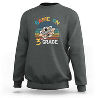 Game On 3rd Grade Sweatshirt Funny Back to School Gamer Level Unlocked - Wonder Print Shop