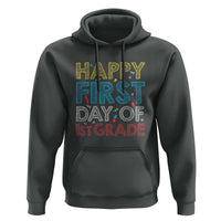 Happy First Day of 1st Grade Hoodie Back to School for Girls & Boys - Wonder Print Shop