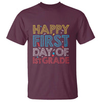Happy First Day of 1st Grade T Shirt Back to School for Girls & Boys - Wonder Print Shop