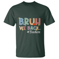 Bruh We Back 1st Graders T Shirt Retro Vintage Back to School Design - Wonder Print Shop
