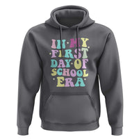 In My First Day of School Era Hoodie Back to School Retro Style - Wonder Print Shop