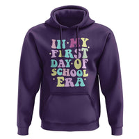 In My First Day of School Era Hoodie Back to School Retro Style - Wonder Print Shop