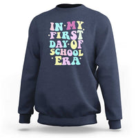 In My First Day of School Era Sweatshirt Back to School Retro Style - Wonder Print Shop