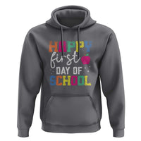 First Day of School Hoodie Happy Design for Teachers & Students - Wonder Print Shop