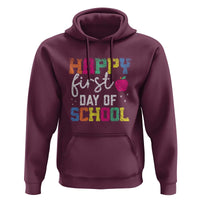 First Day of School Hoodie Happy Design for Teachers & Students - Wonder Print Shop