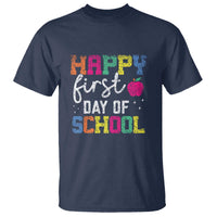 First Day of School T Shirt Happy Design for Teachers & Students - Wonder Print Shop