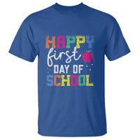 First Day of School T Shirt Happy Design for Teachers & Students - Wonder Print Shop