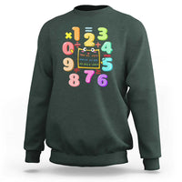 Math Day Cute Calculator & Numbers Back to School Design Sweatshirt Cute Calculator & Numbers Back to School Design - Wonder Print Shop